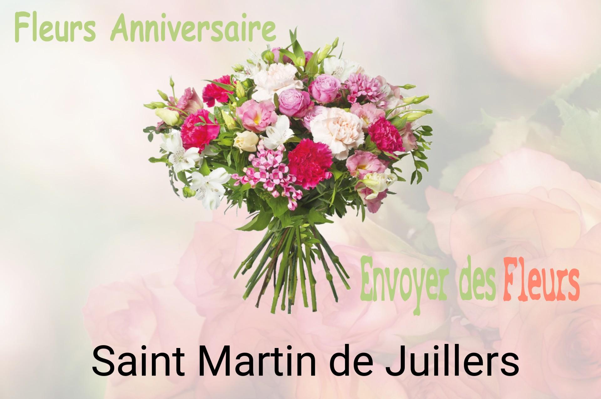 Bouquet de fleurs d’anniversaire livré à Saint-Martin-de-Juillers